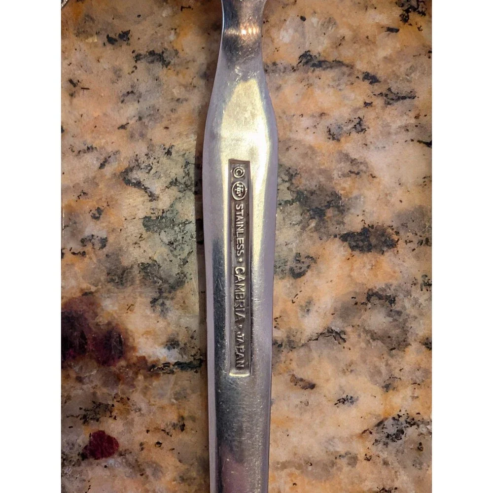 Vintage Hanford Forge Cambria Stainless Flatware Set 6 Japan 1960s 70s